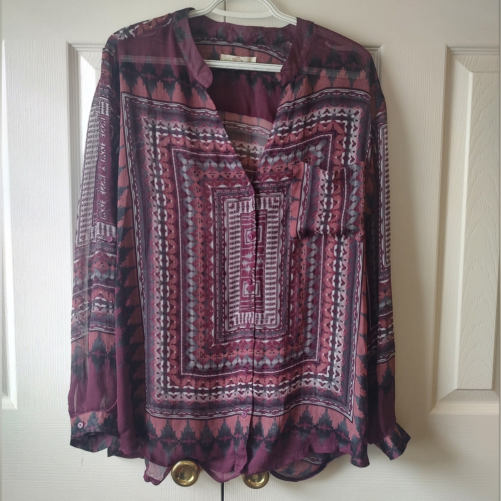 Large Sheer Blouse